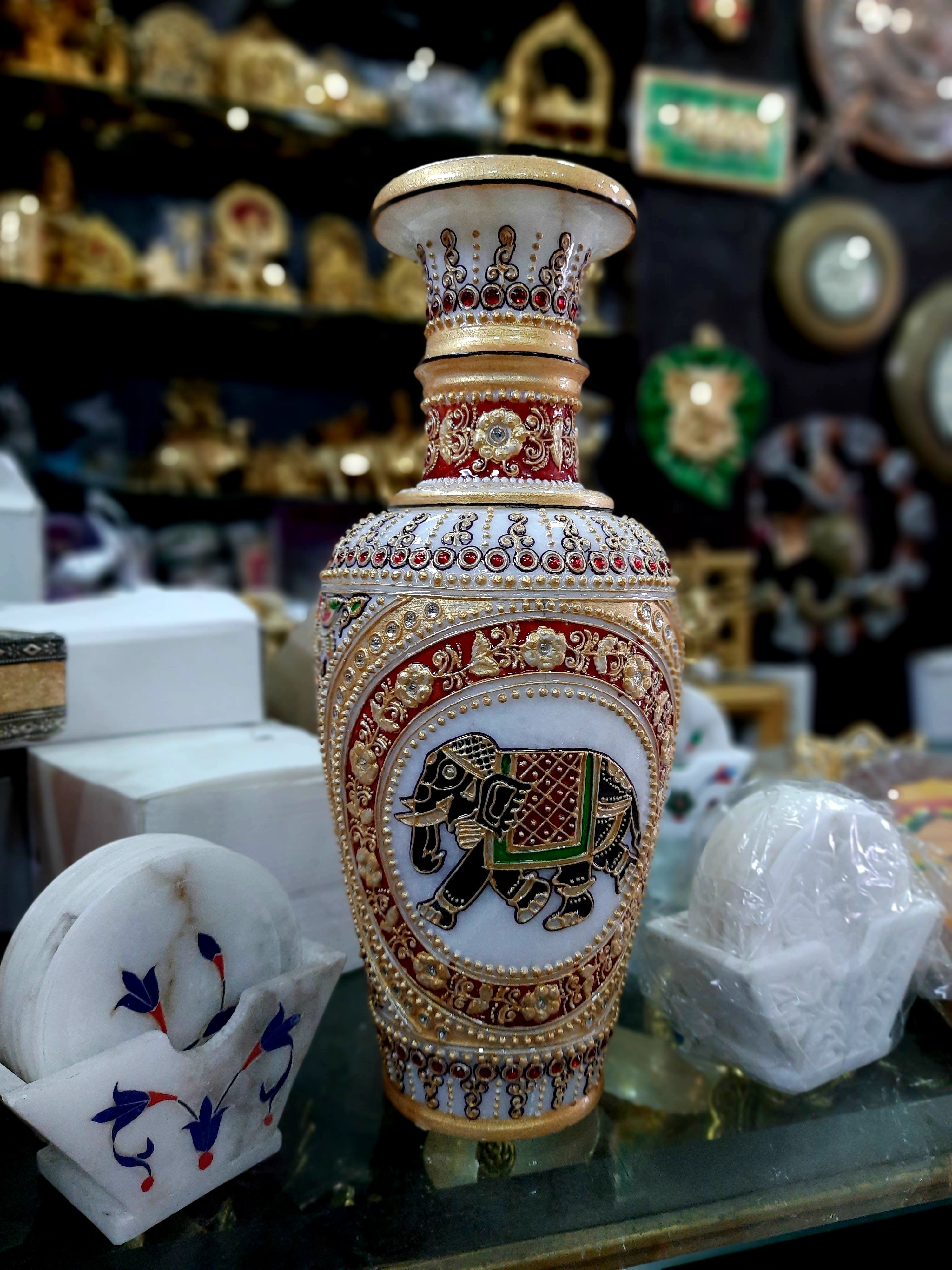 Marble Flower Pot