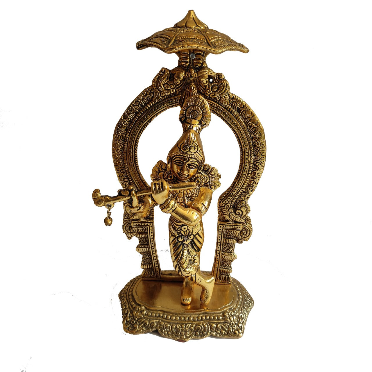 Metal Krishna God Idol