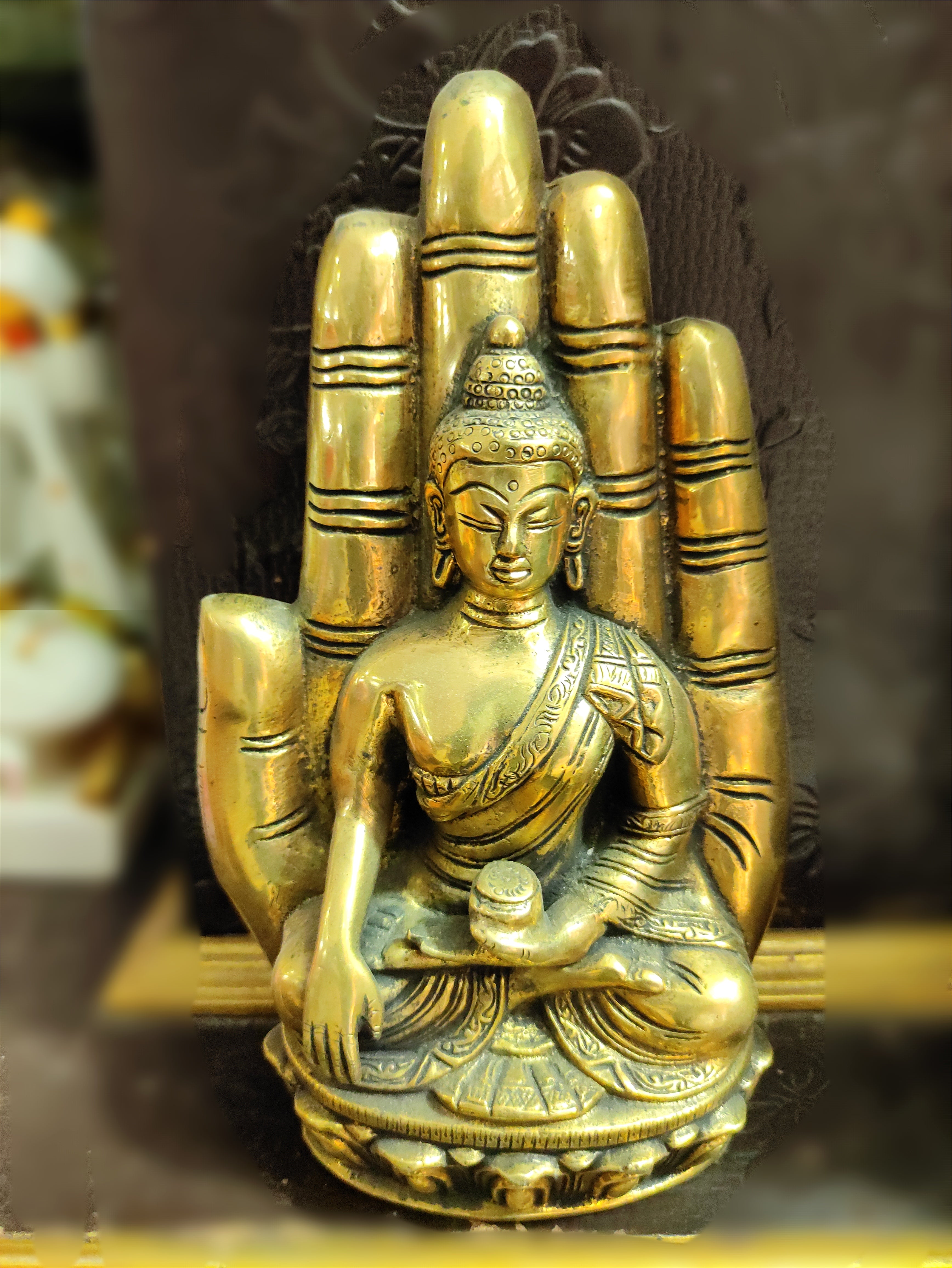 Brass Buddha Idol