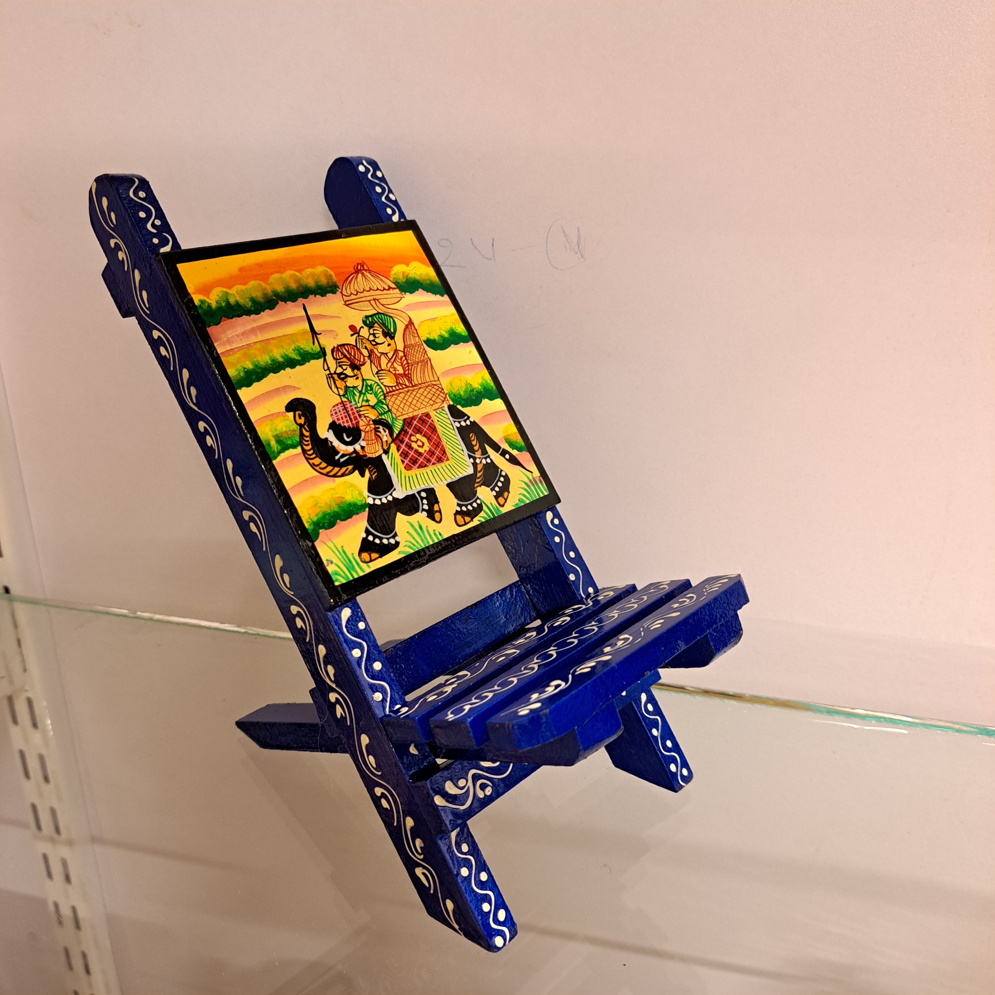 Wooden Handpainted Mobile Stand