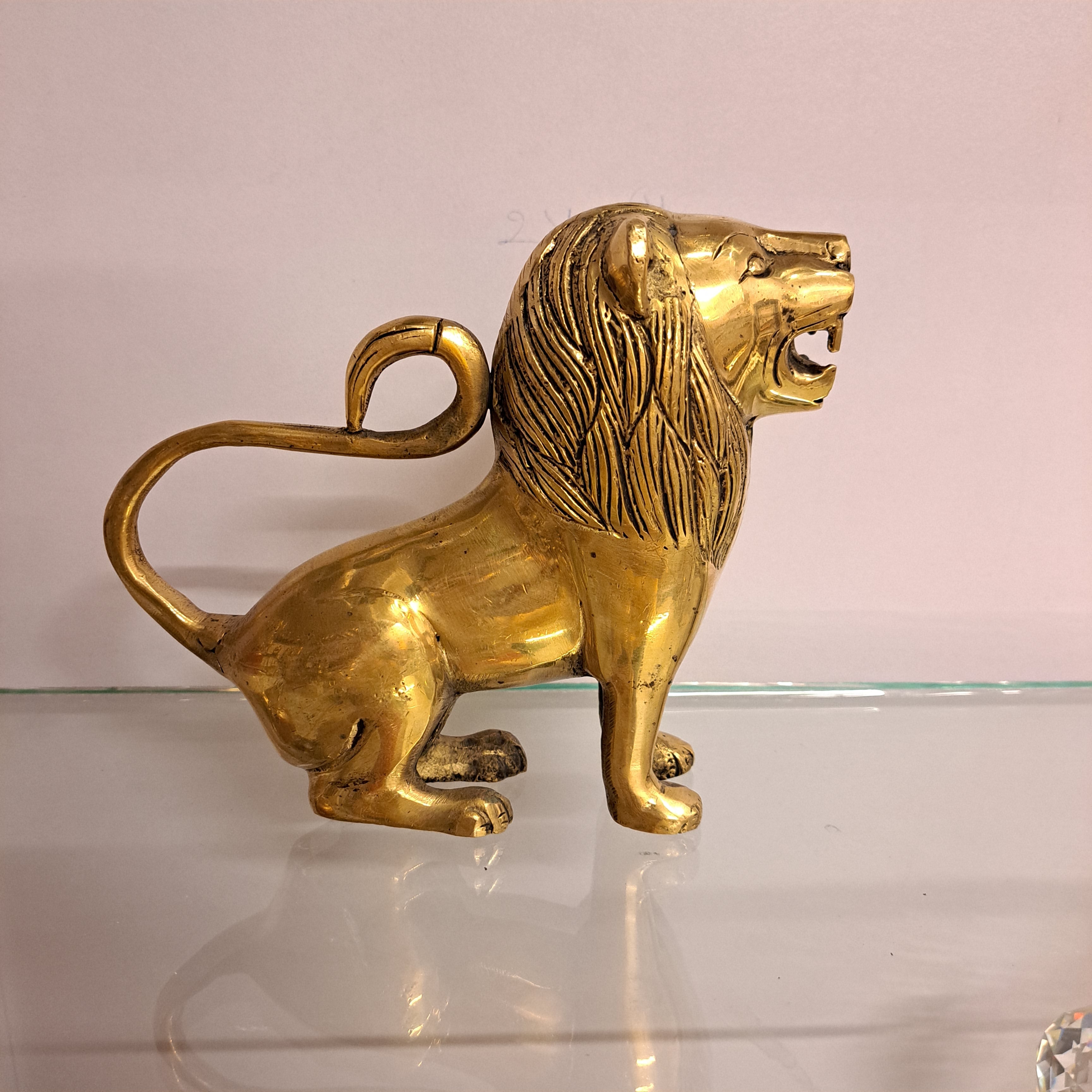 Brass Lion Idol