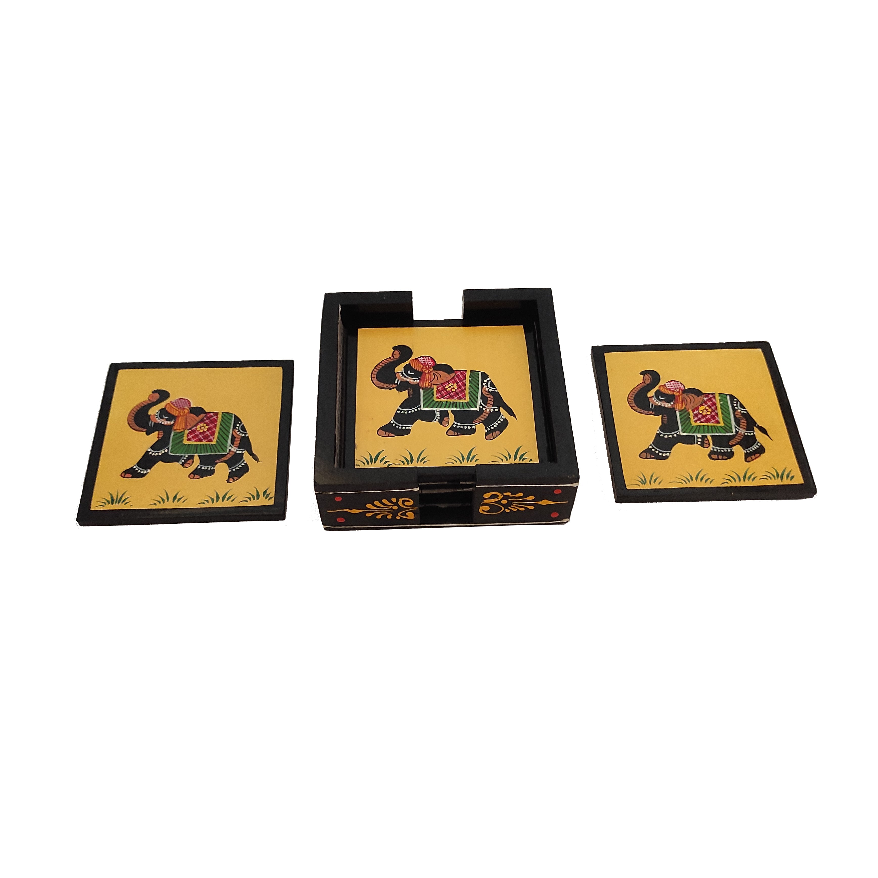 Handpainted Tea Coater Set of 6