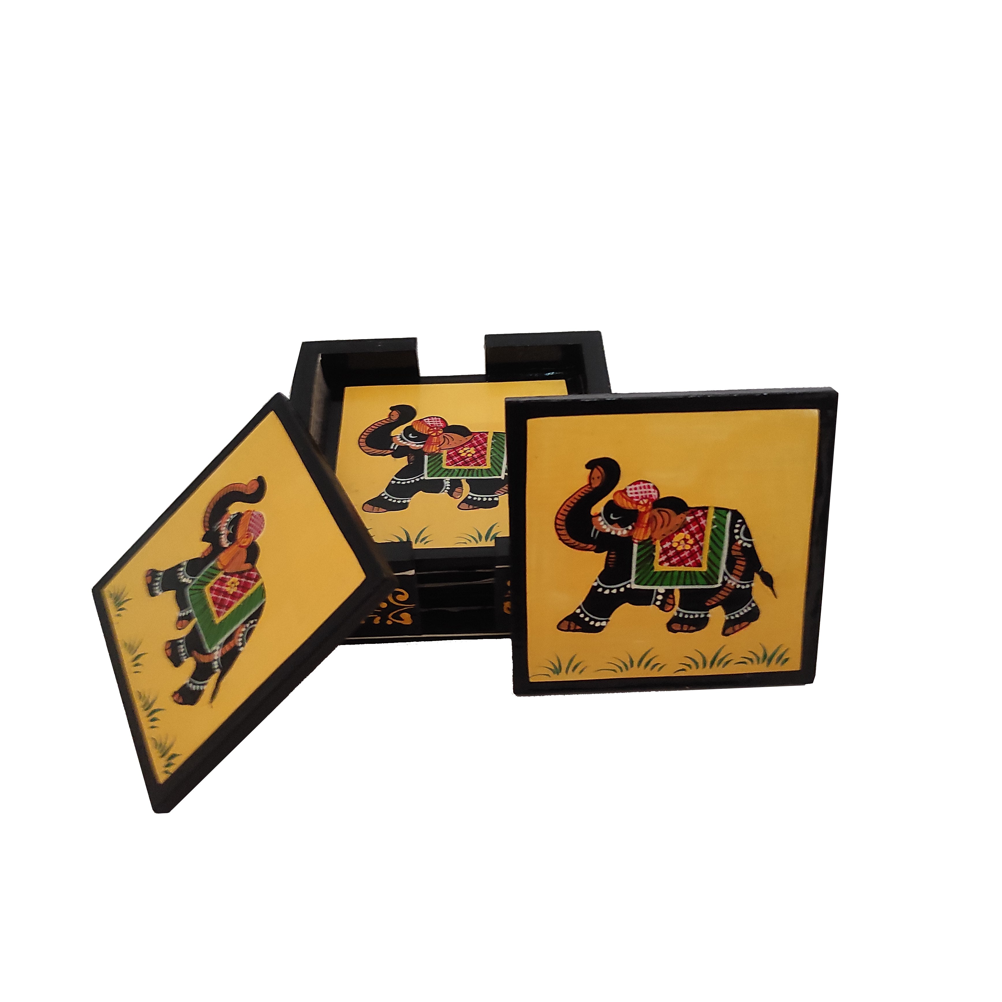 Handpainted Tea Coater Set of 6