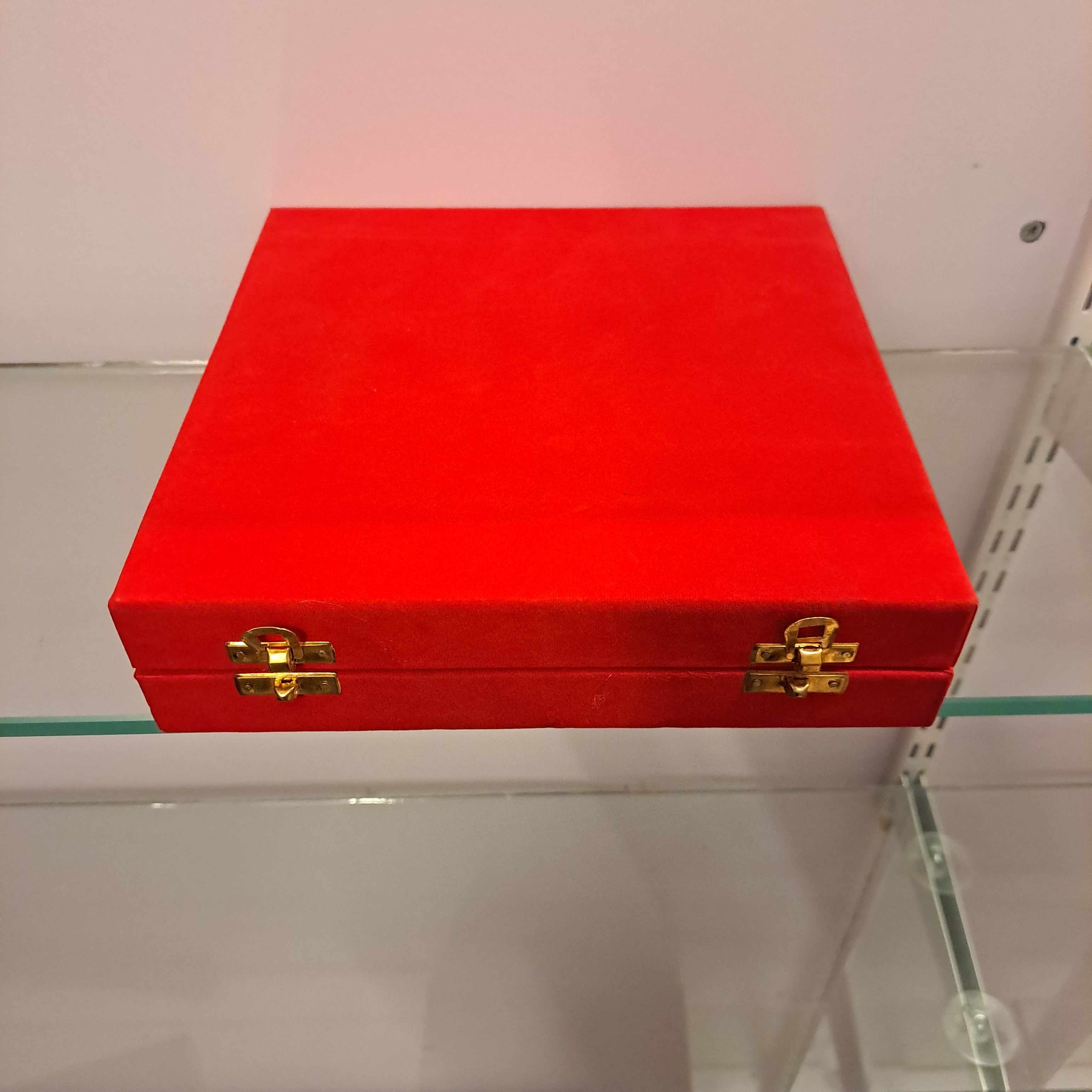 4 Bowl Tray Set Velvet Box
