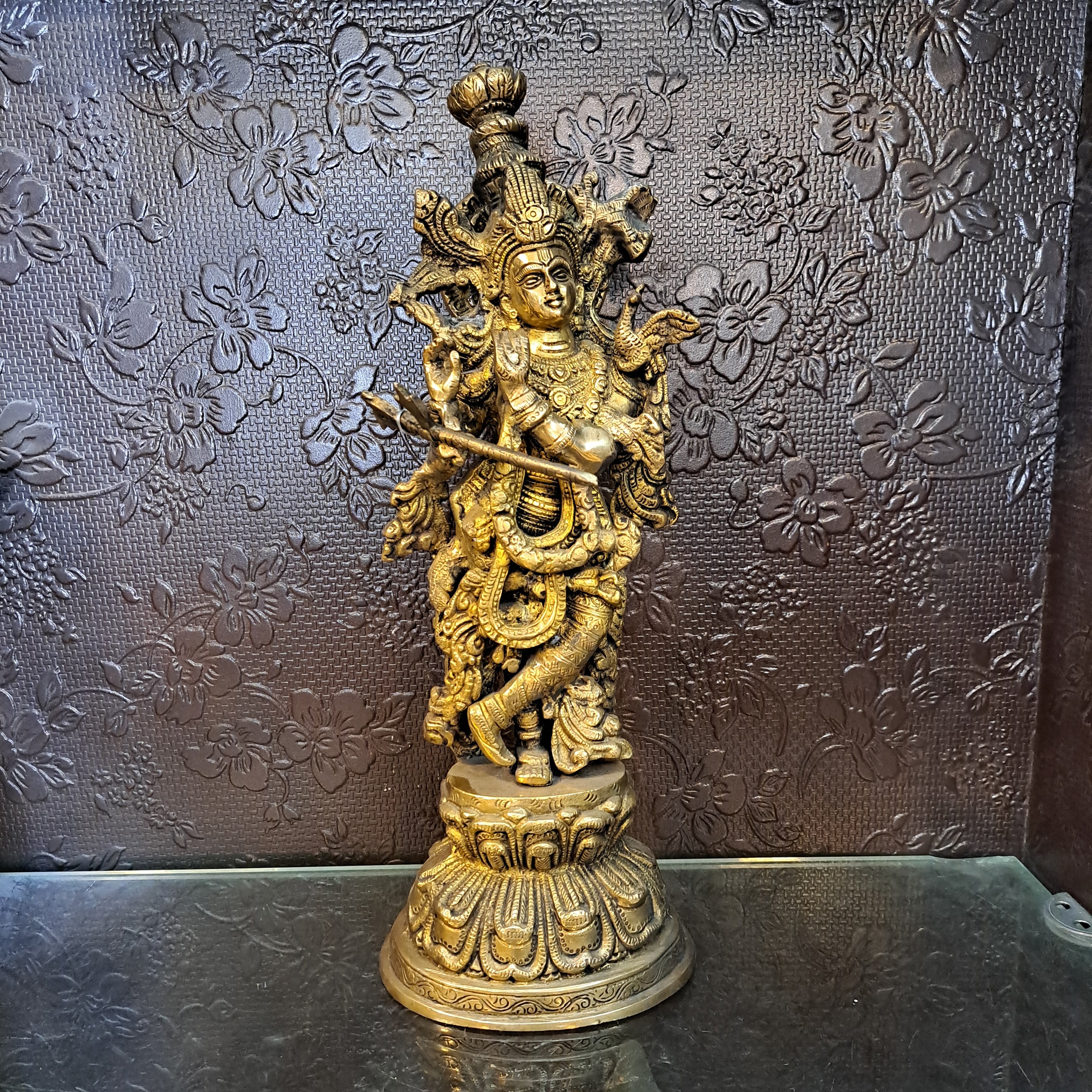 Brass Krishna Idol