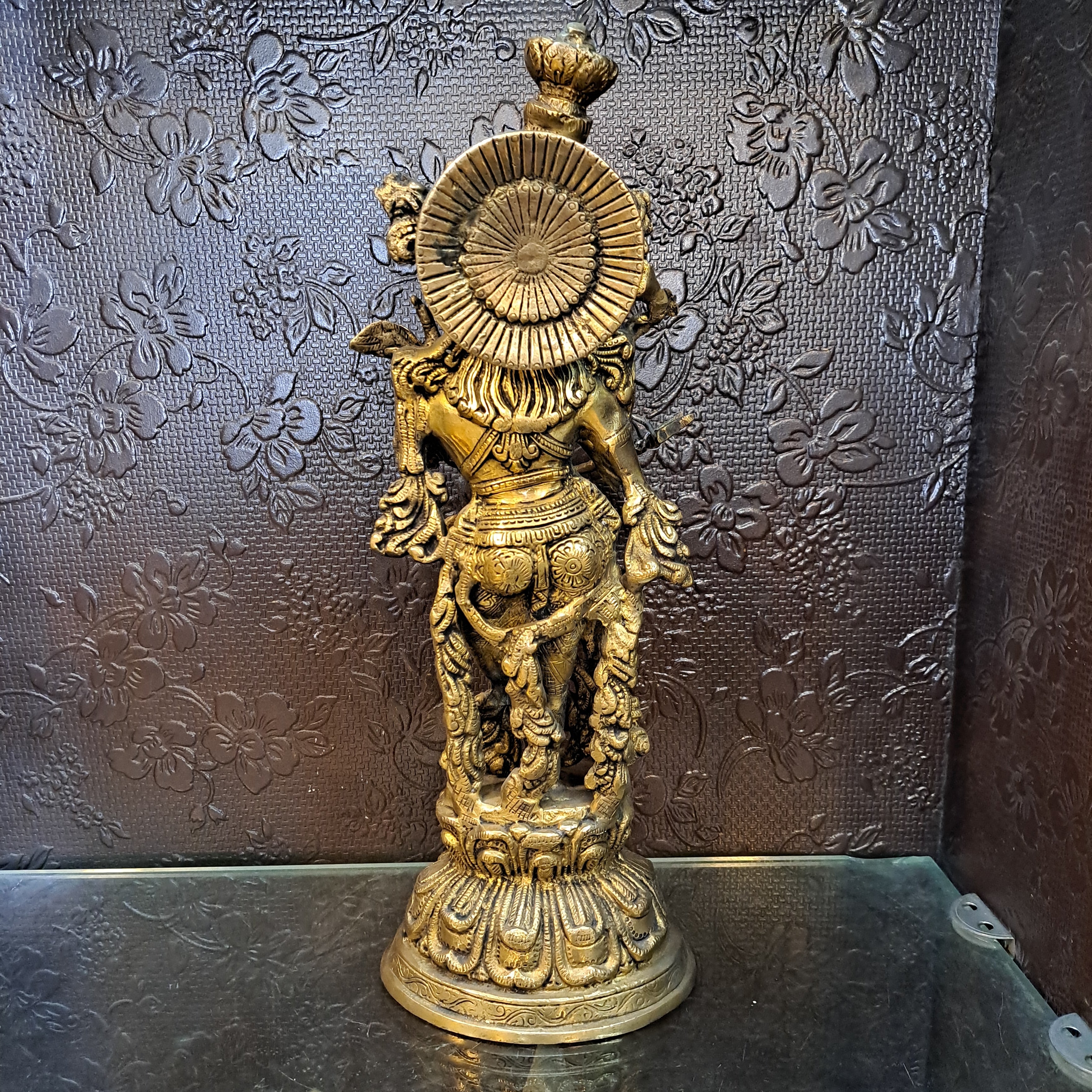 Brass Krishna Idol