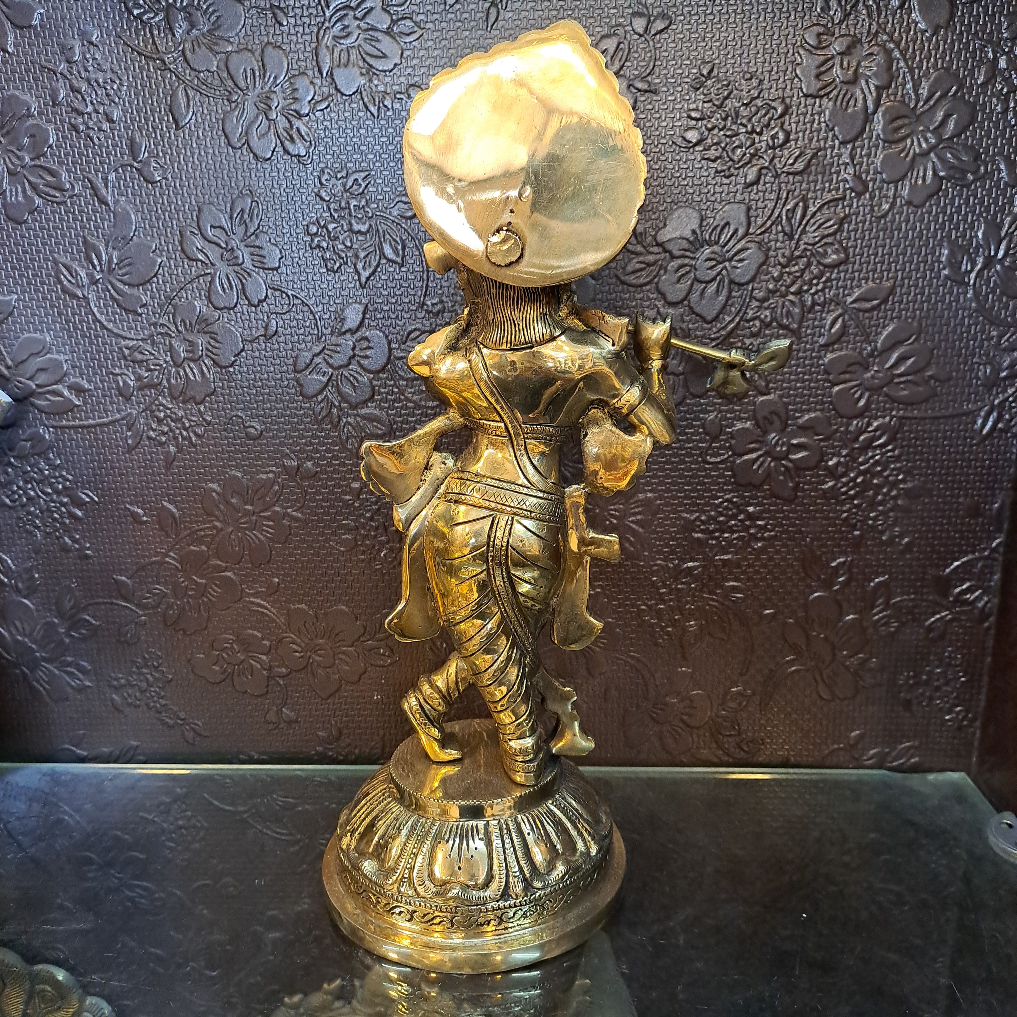 Brass Krishna Idol