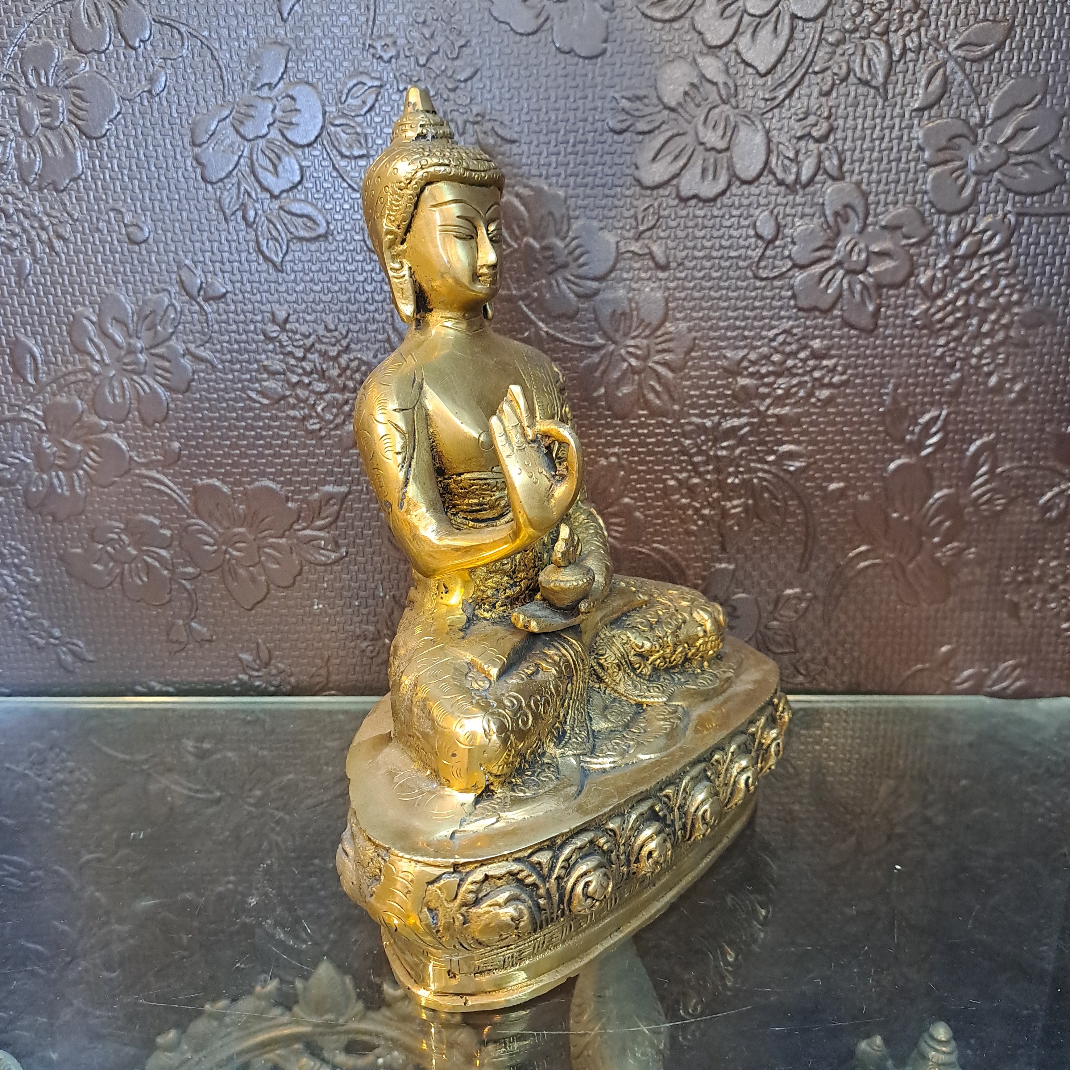 Brass Buddha Idol