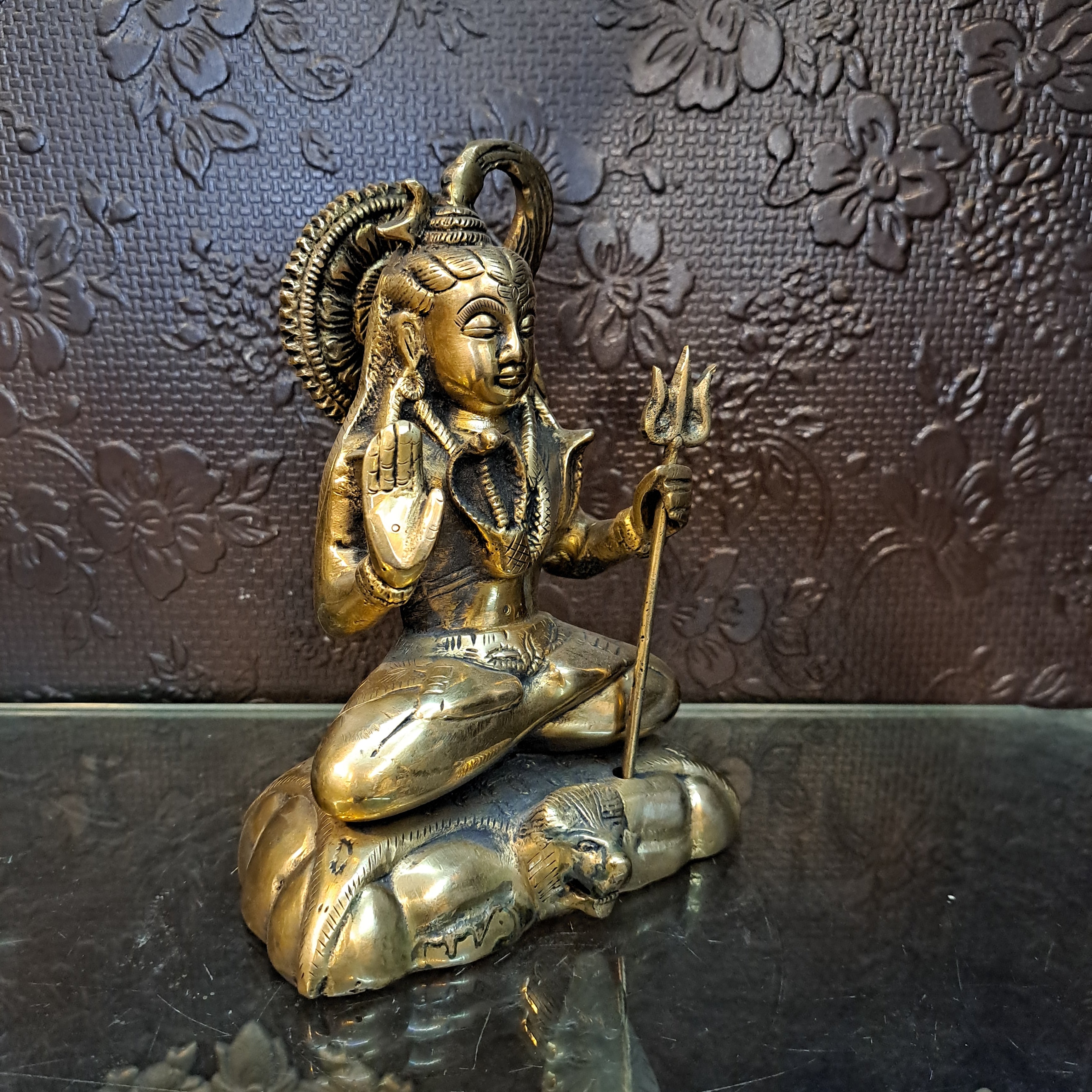 Brass God Mahadev Idol