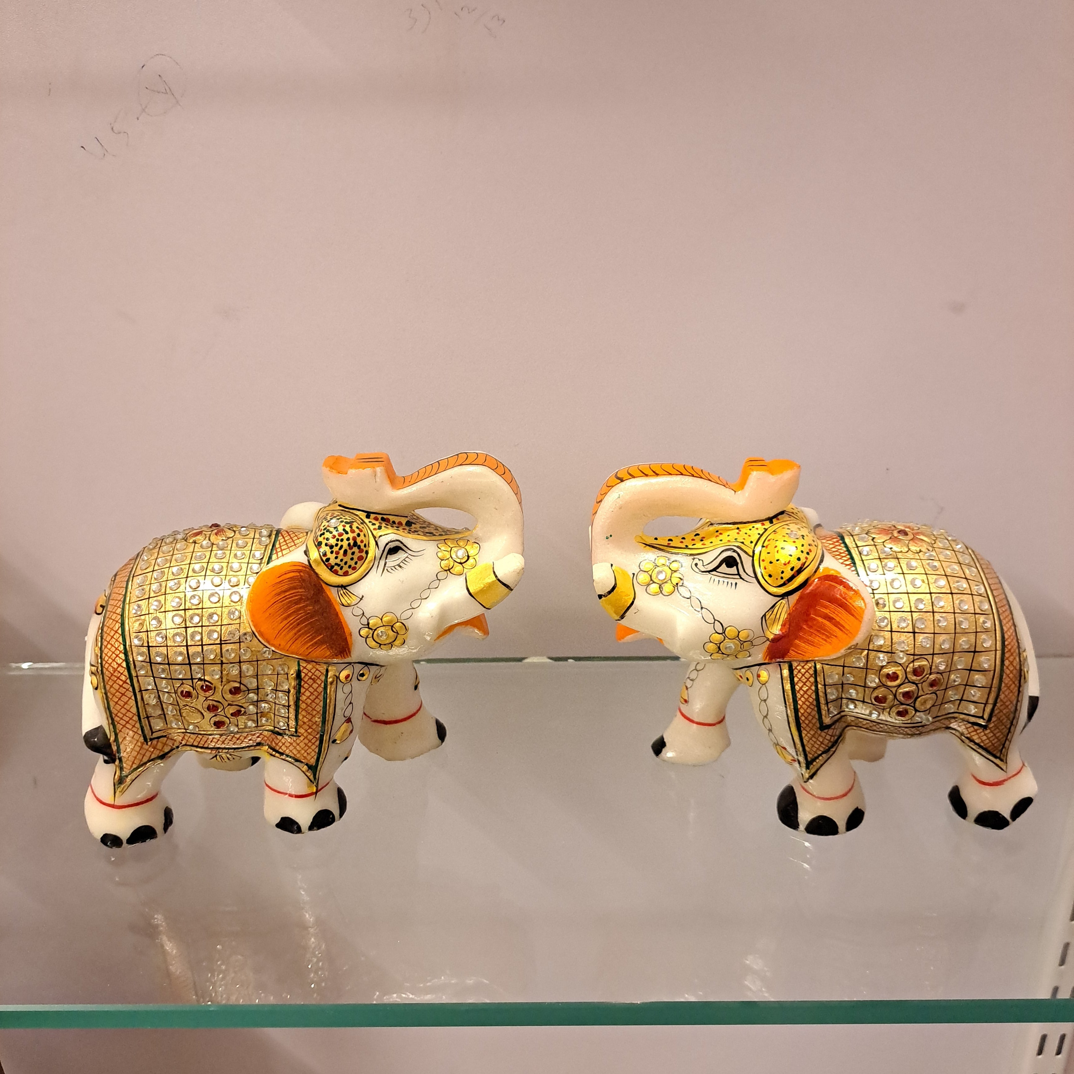 Marble Elephant Small