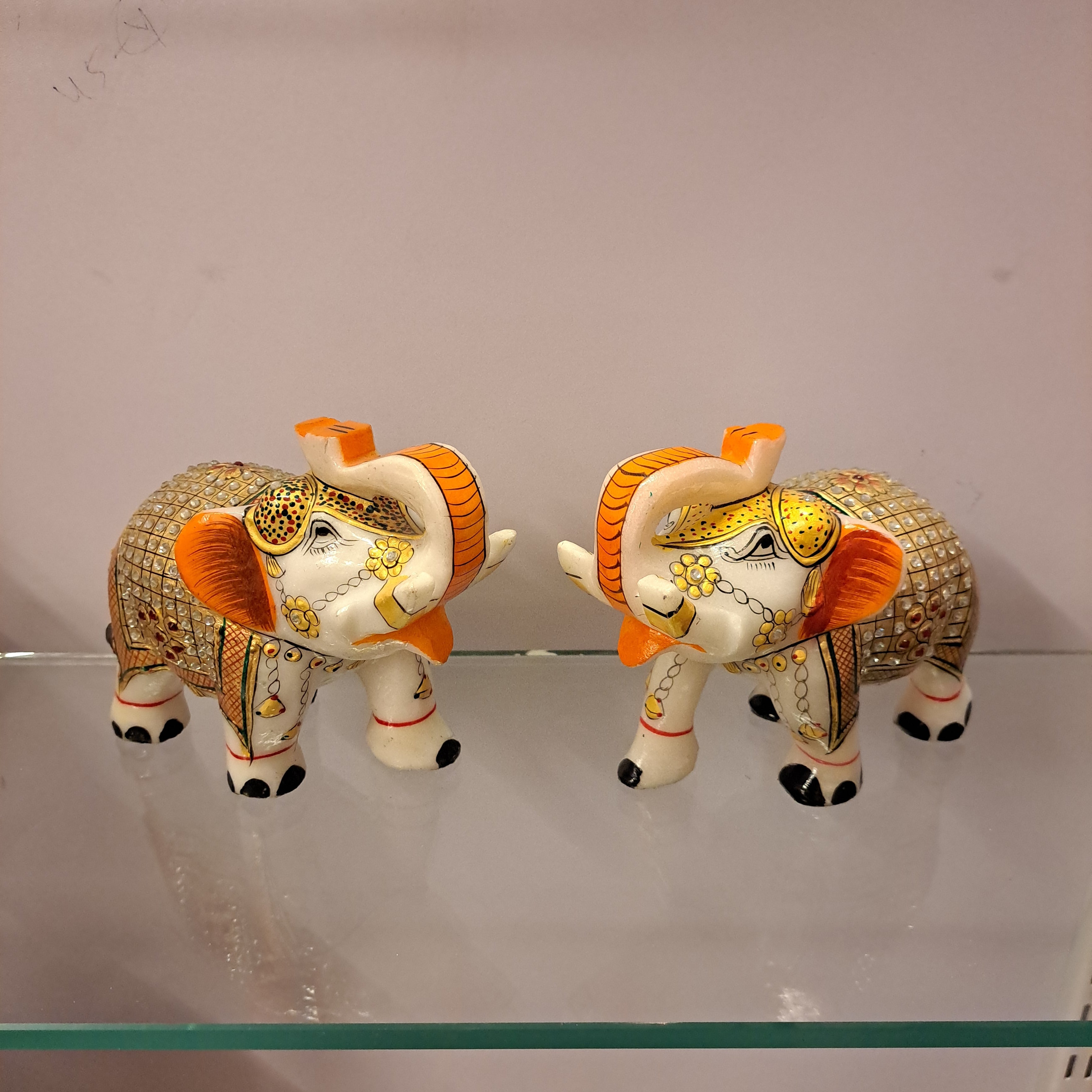 Marble Elephant Small