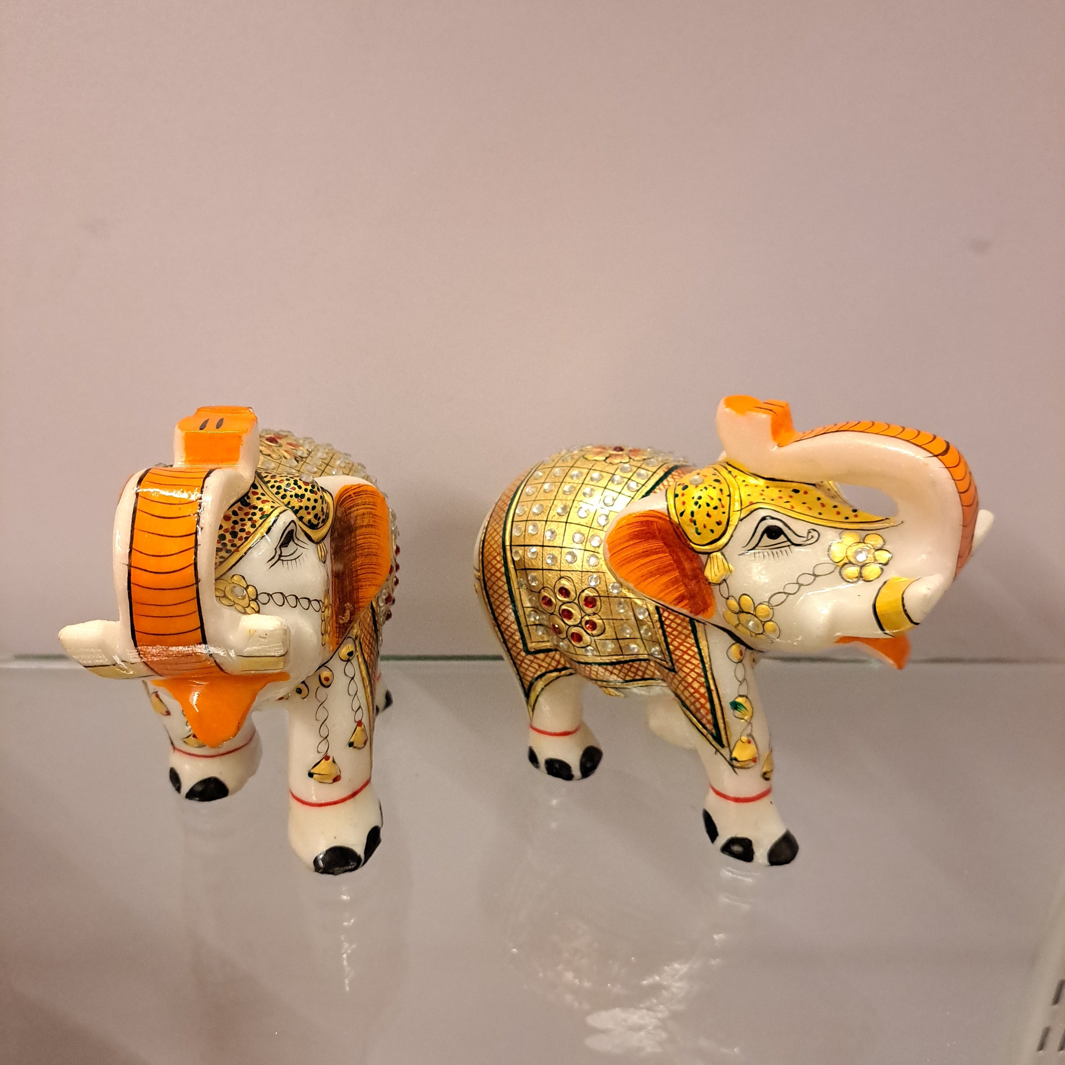 Marble Elephant Small