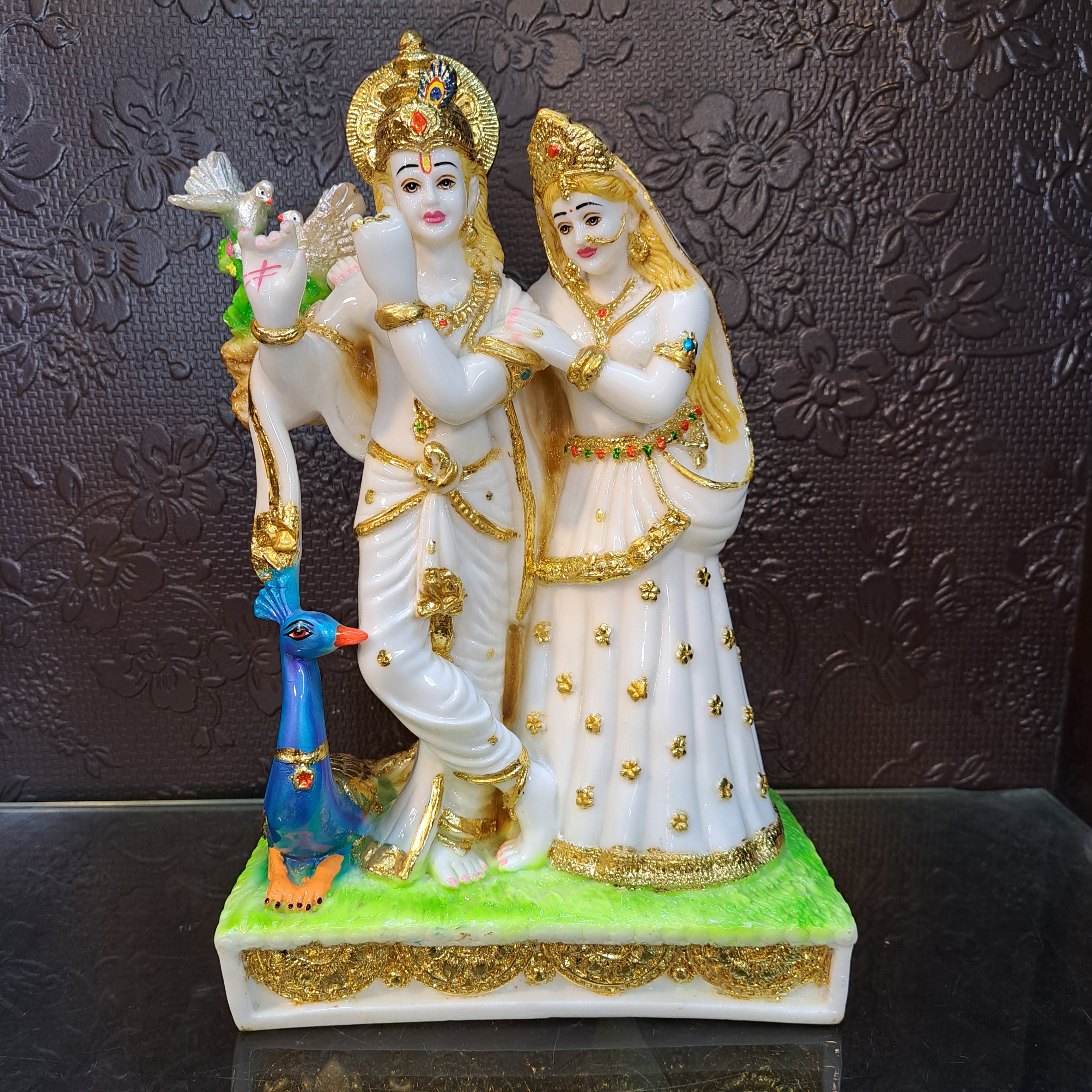 Polyresin Radha Krishna Idol