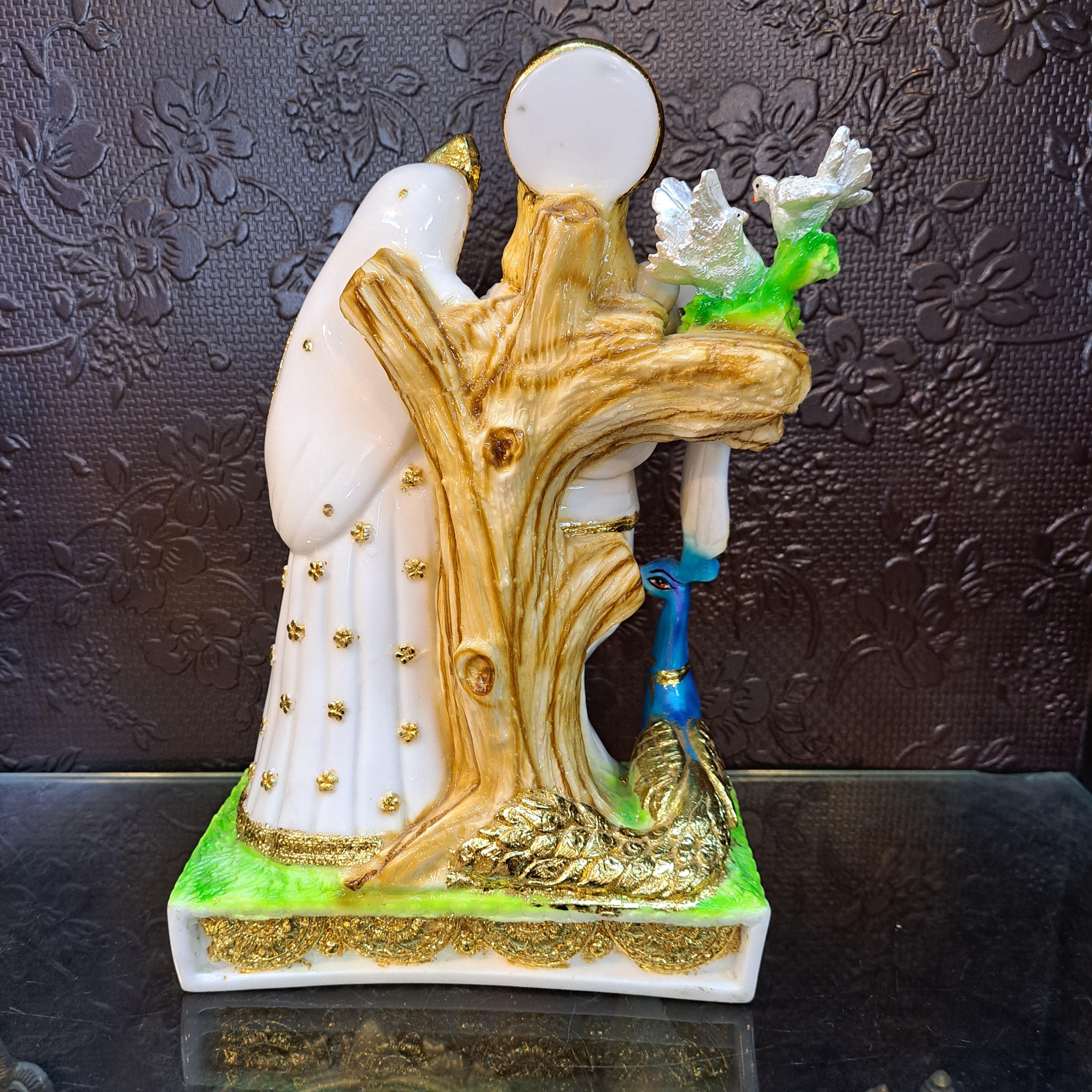 Polyresin Radha Krishna Idol