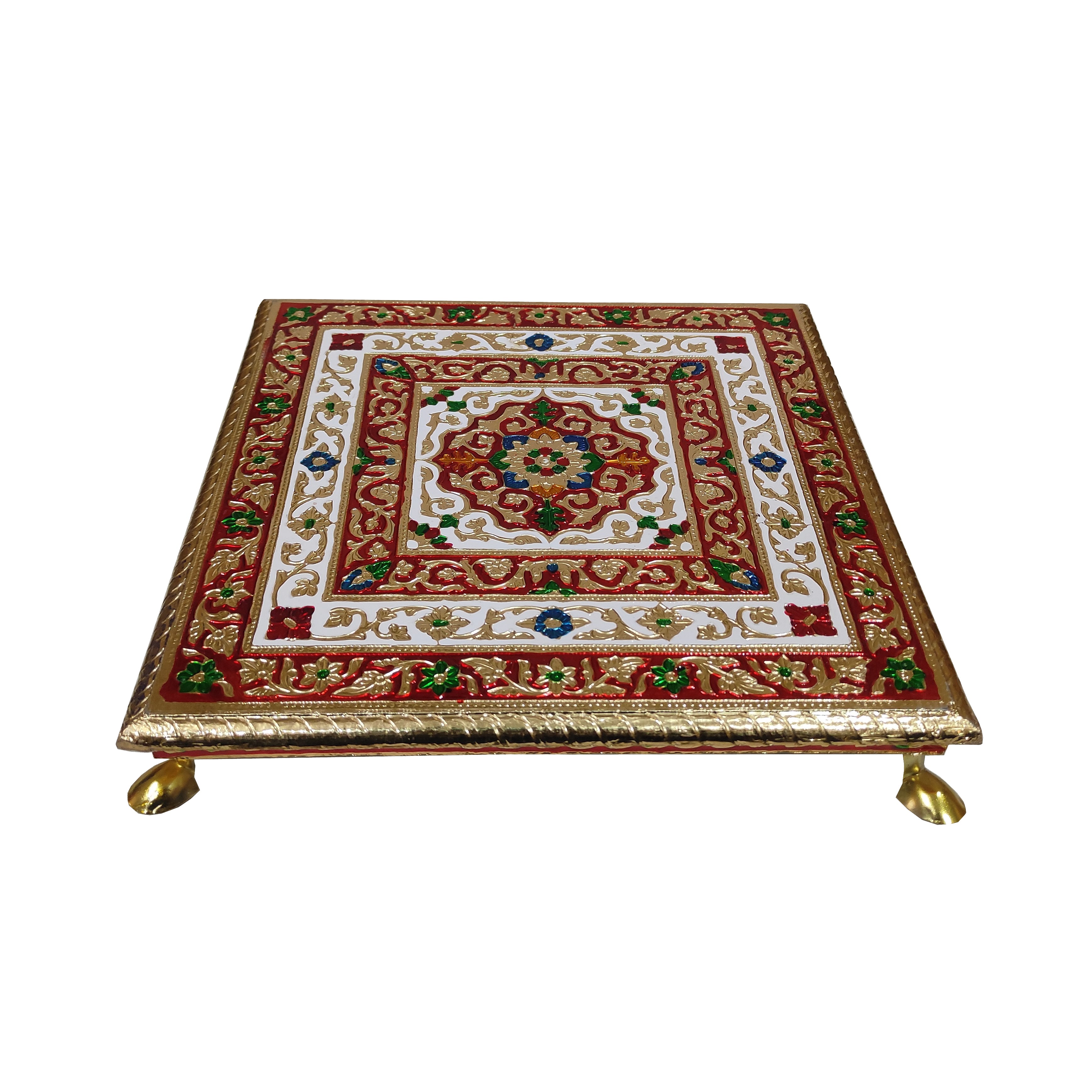 Meenakari Chowki 12 Inch