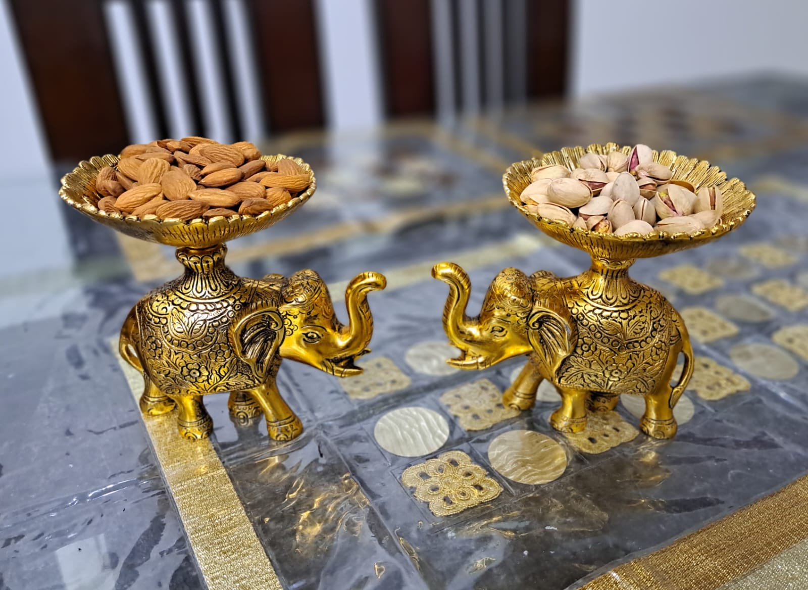 Elephant dry fruit bowl