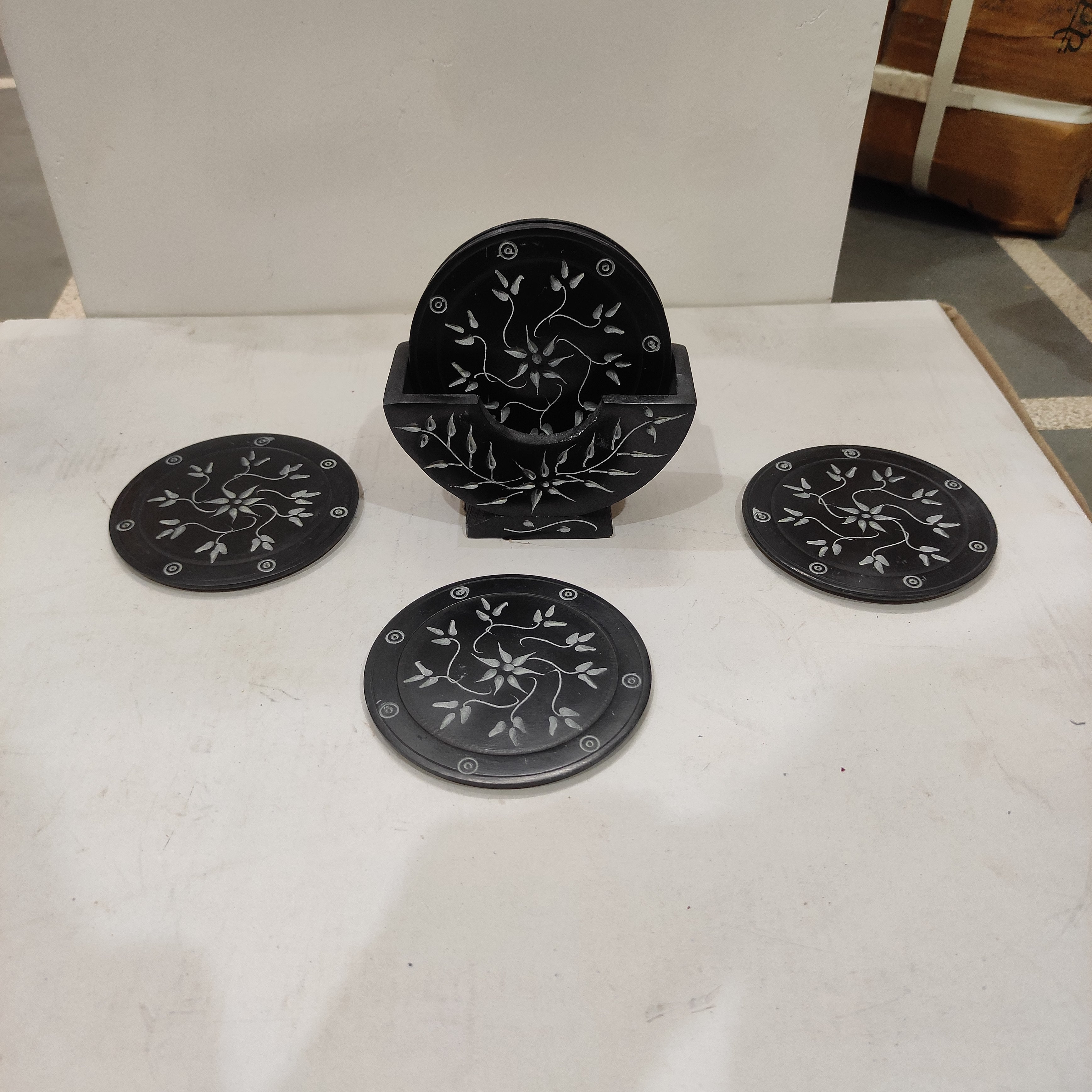 Stone Premium Tea Coaster Set