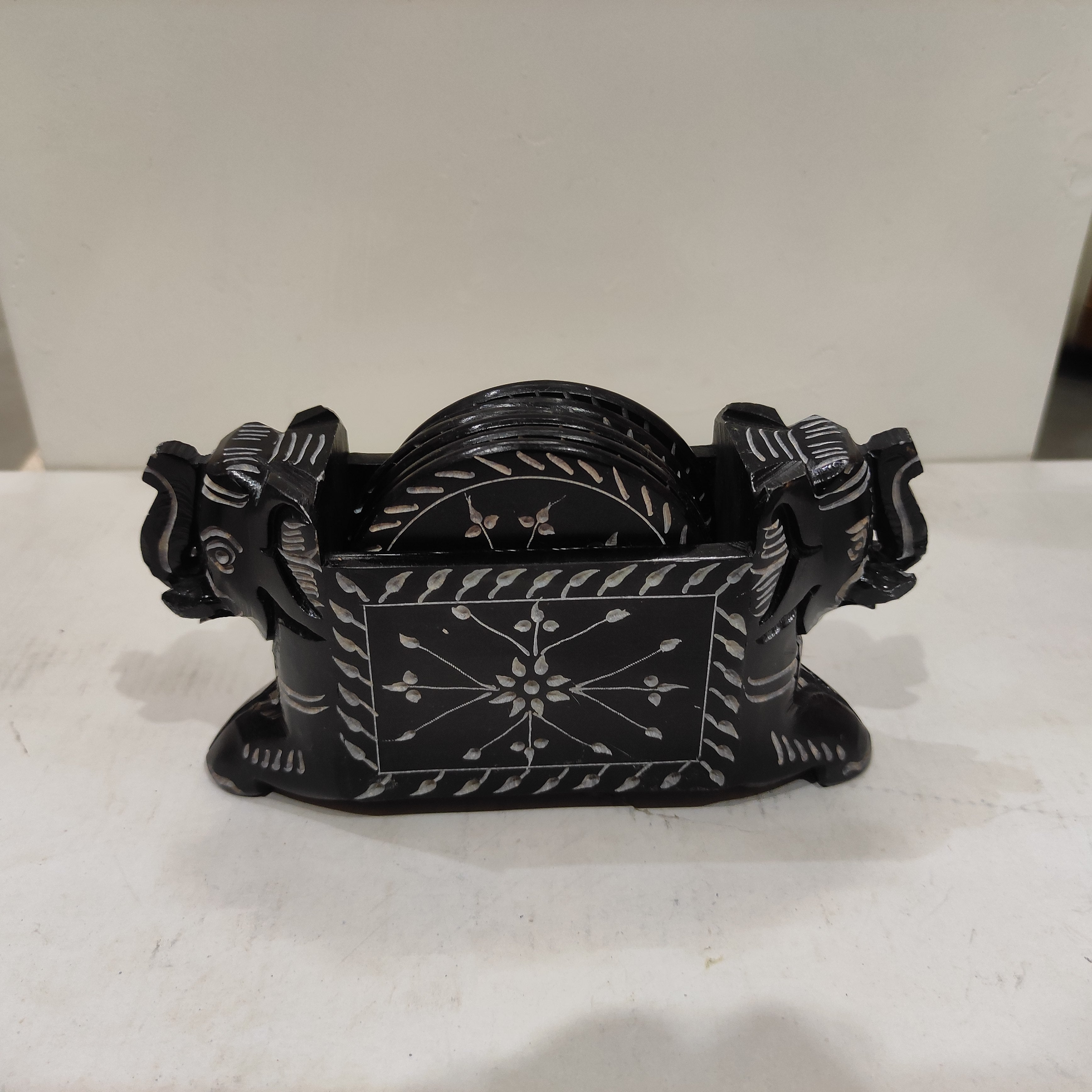 Stone Premium Elephant Tea Coaster