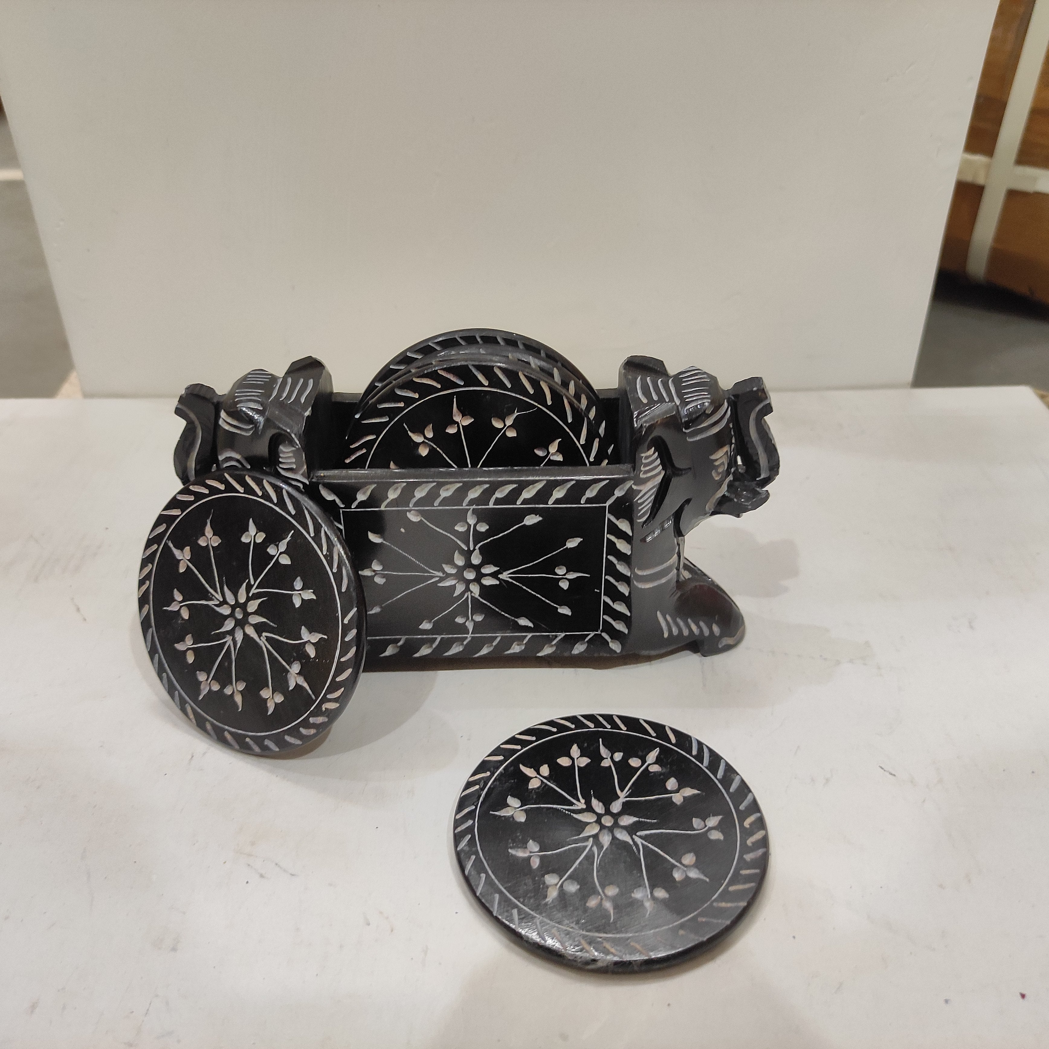 Stone Premium Elephant Tea Coaster